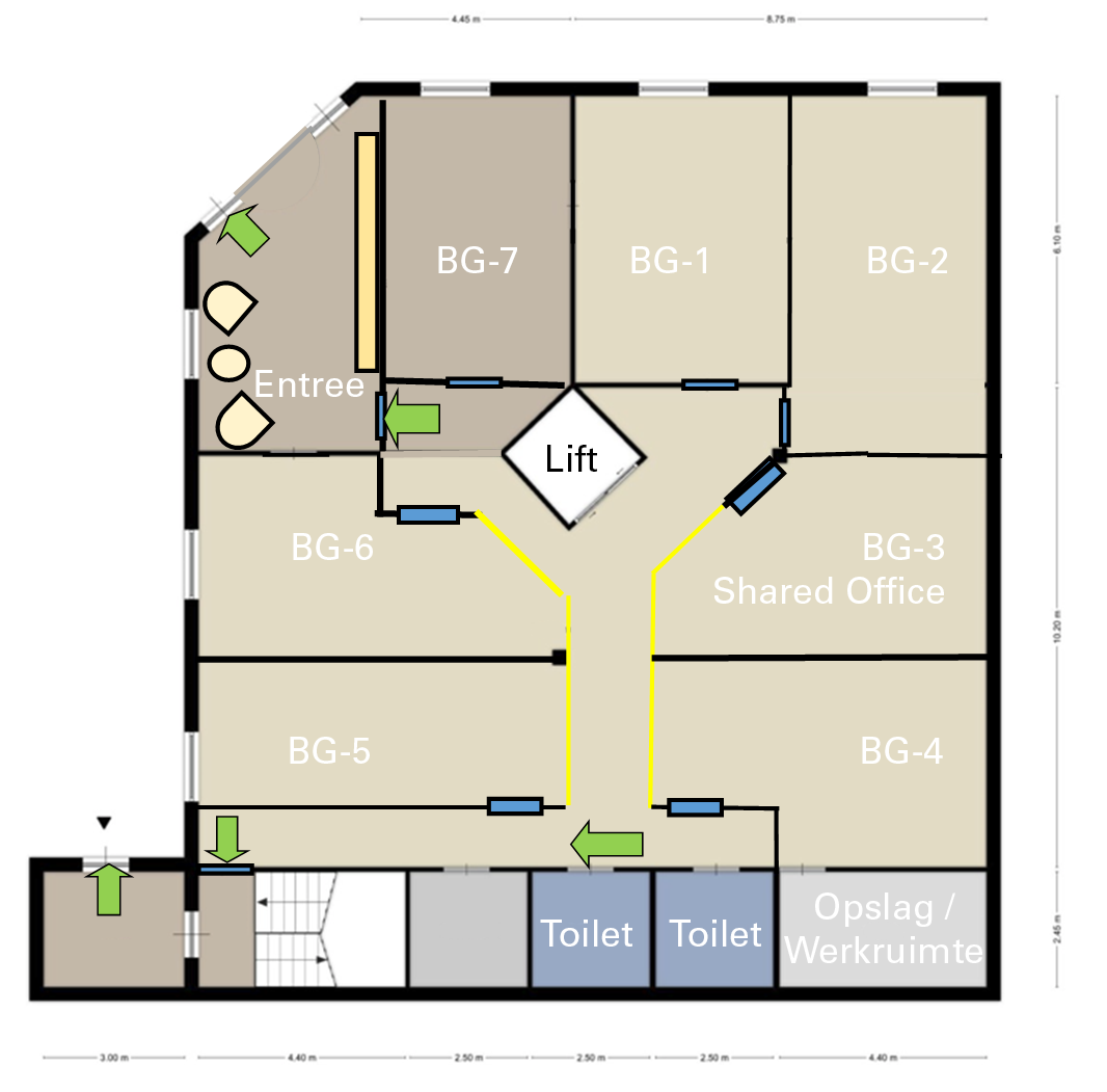Plattegrond begane grond